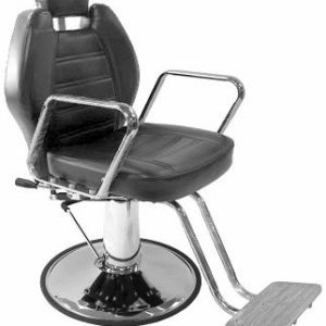 Lounge Barber Chair - Dark Grey