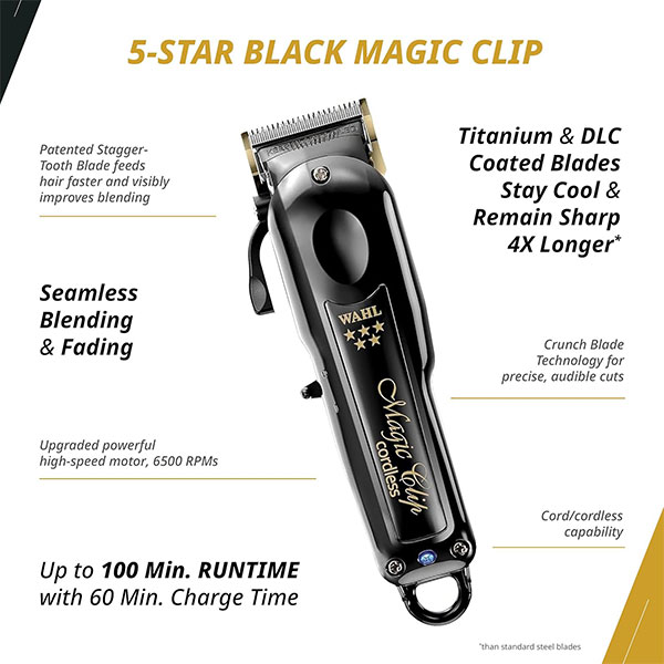 Wahl Barber Combo ( Detailer & Magic - Black) - Image 2