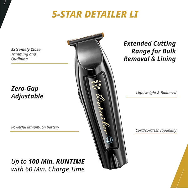 Wahl Barber Combo ( Detailer & Magic - Black) - Image 3